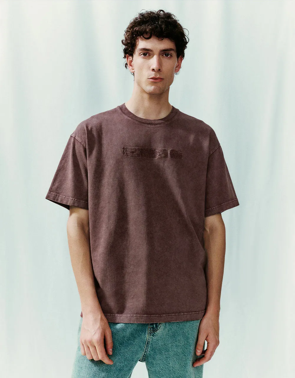 Letter Printed Crew Neck T-Shirt sold by Urban Revivo