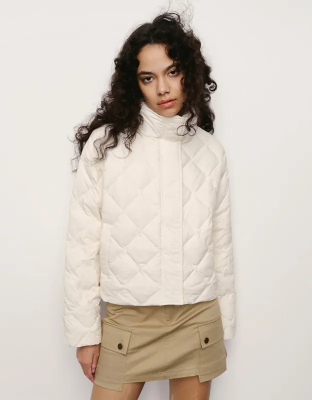 Stand Collar Down Jacket sold by Urban Revivo