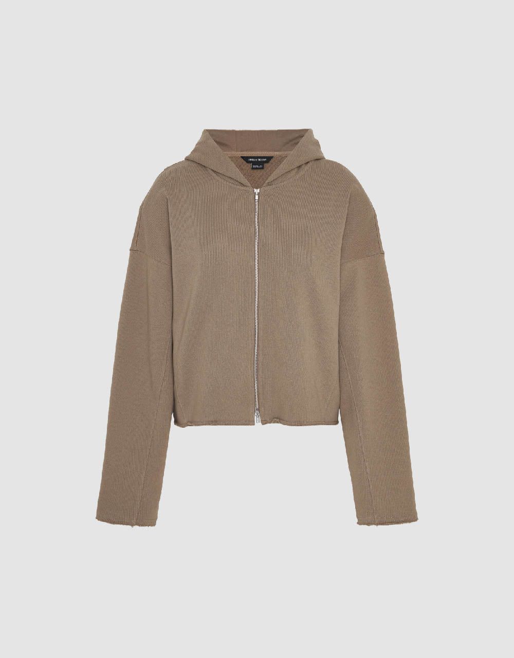 Zipper Front Hooded Jacket sold by Urban Revivo product image thumbnail 2