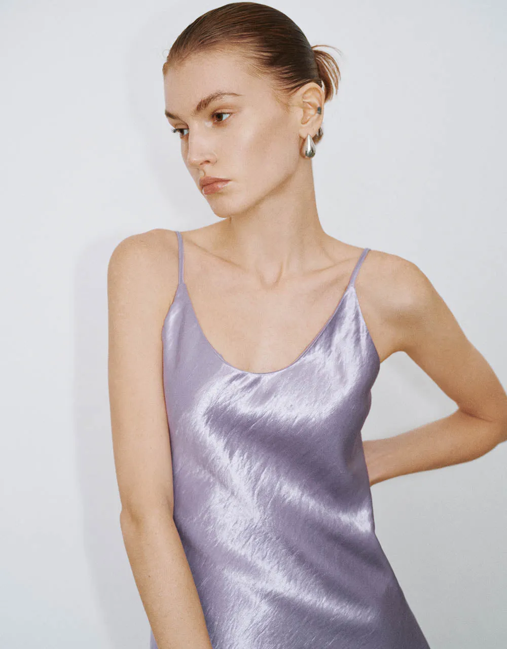 Midi Straight Cami Dress sold by Urban Revivo product image thumbnail 4