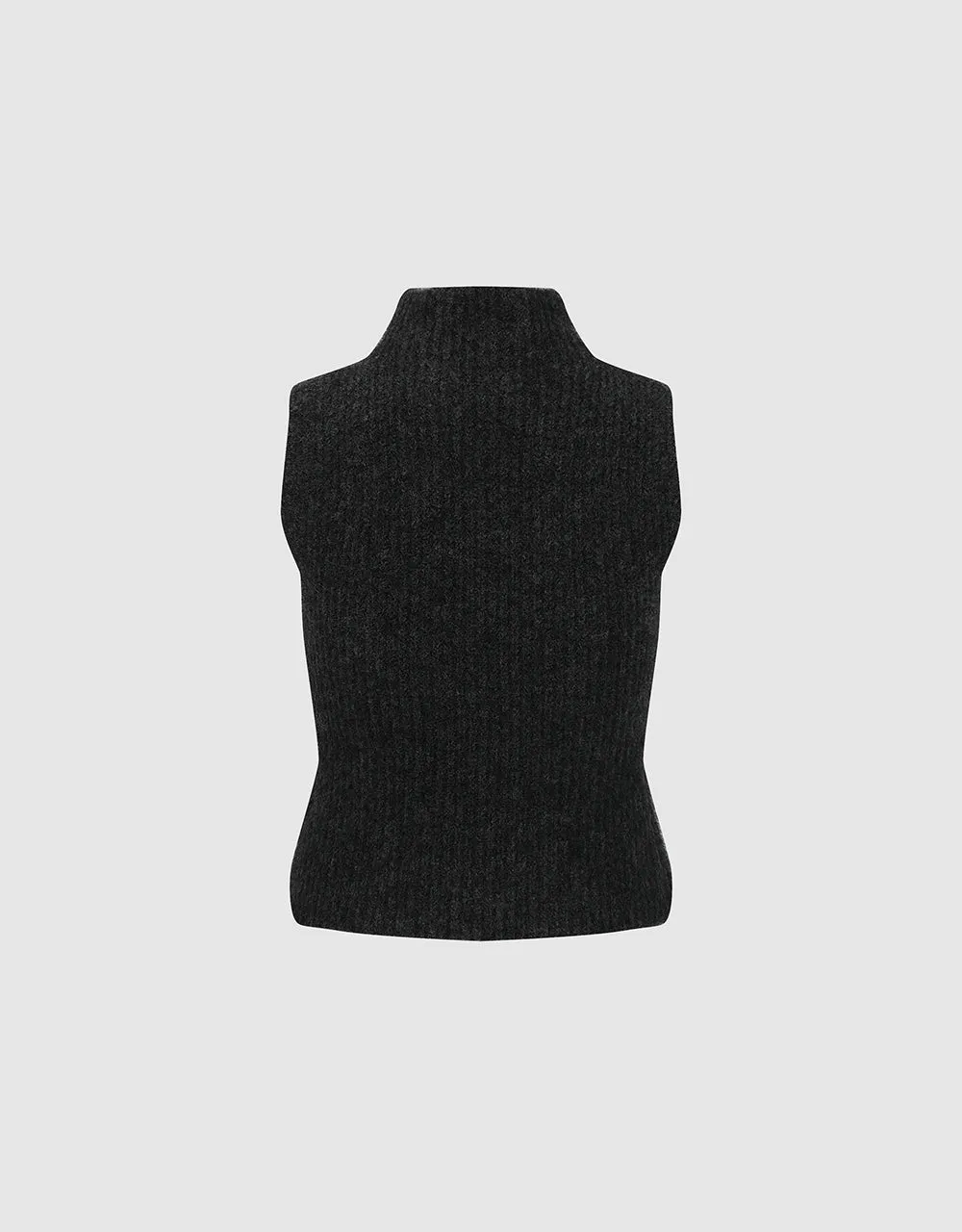 Collar Knitted Vest sold by Urban Revivo product image thumbnail 2