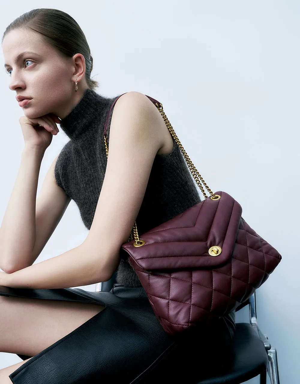 Collar Knitted Vest sold by Urban Revivo product image thumbnail 3