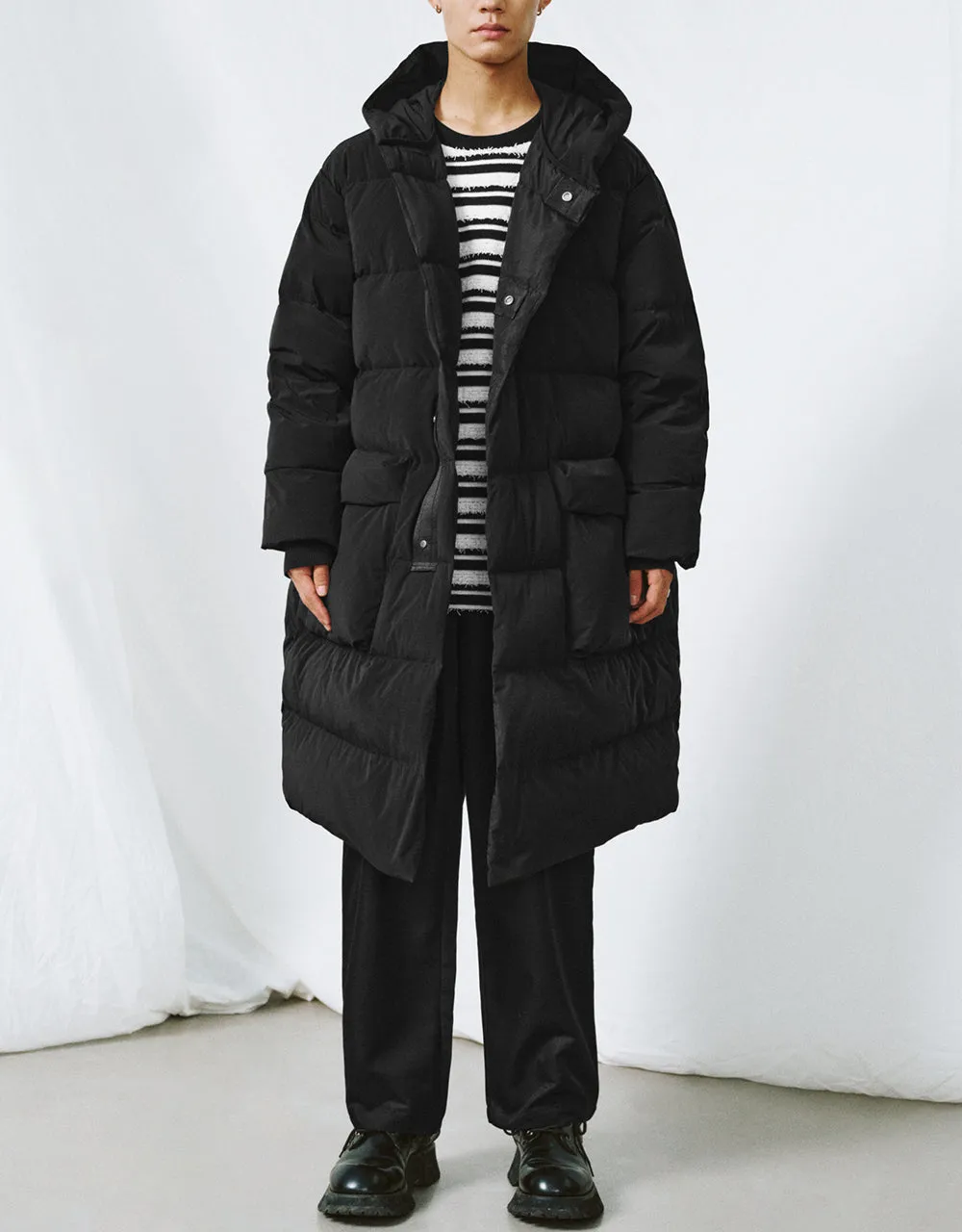 Hooded Puffer Coat sold by Urban Revivo product image thumbnail 2