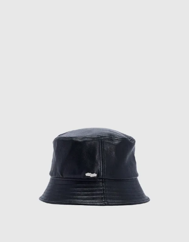 Vegan Leather Bucket Hat sold by Urban Revivo