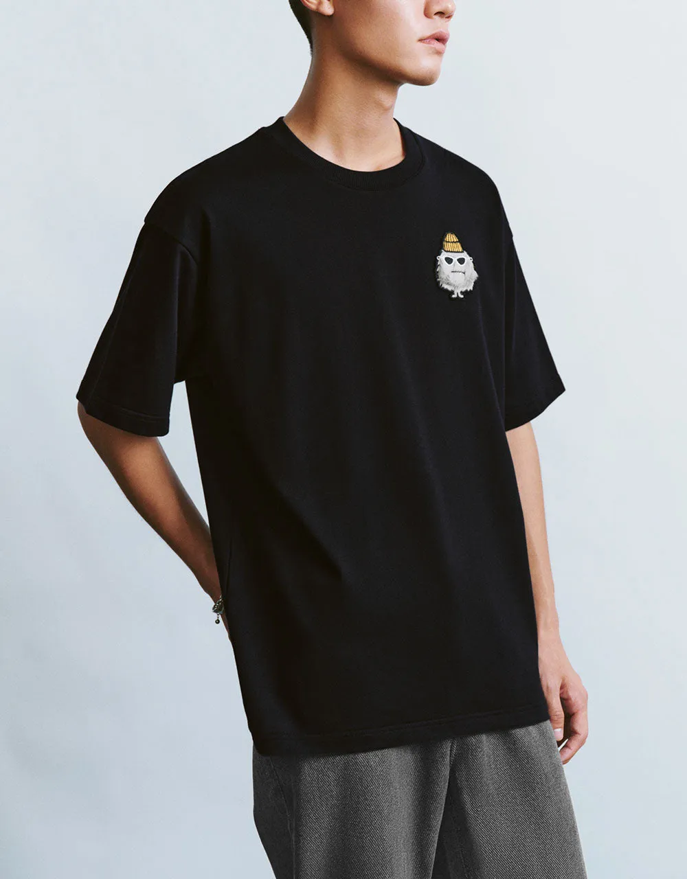 Printed Crew Neck T-Shirt sold by Urban Revivo product image thumbnail 3