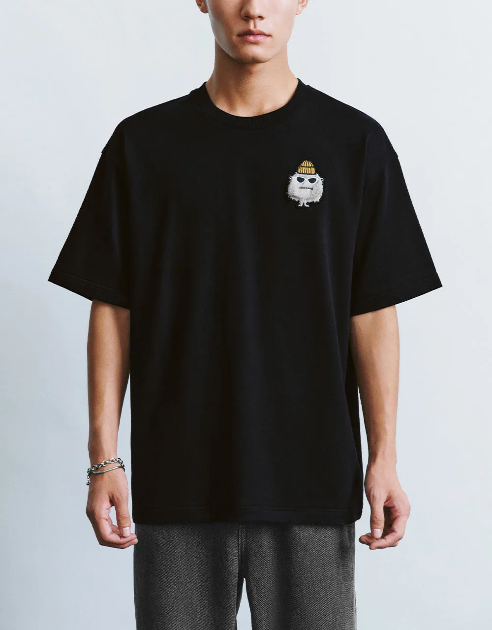 Printed Crew Neck T-Shirt sold by Urban Revivo product image thumbnail 2