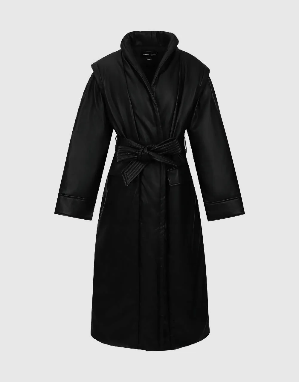 Vegan Leather Down Jacket sold by Urban Revivo product image thumbnail 2
