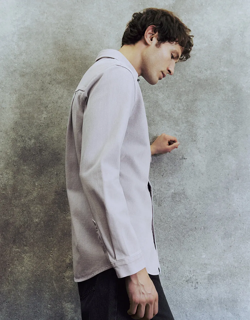 Button Up Loose Denim Shirt sold by Urban Revivo product image thumbnail 3