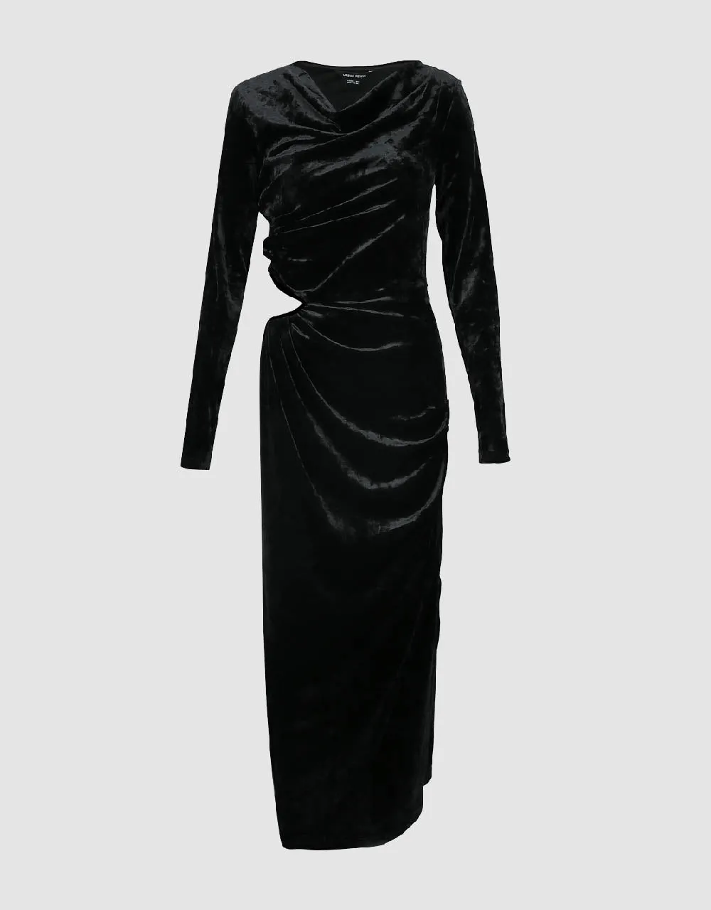 Cut-Out Ruched Cowl Neck A-Line Dress sold by Urban Revivo product image thumbnail 2