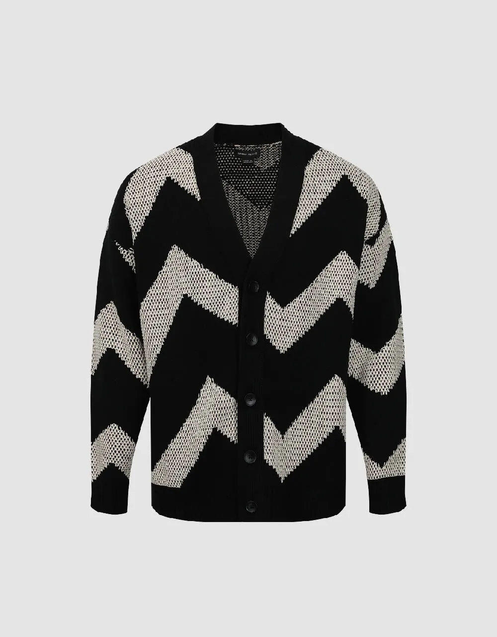 V-Neck Knitted Cardigan sold by Urban Revivo product image thumbnail 2