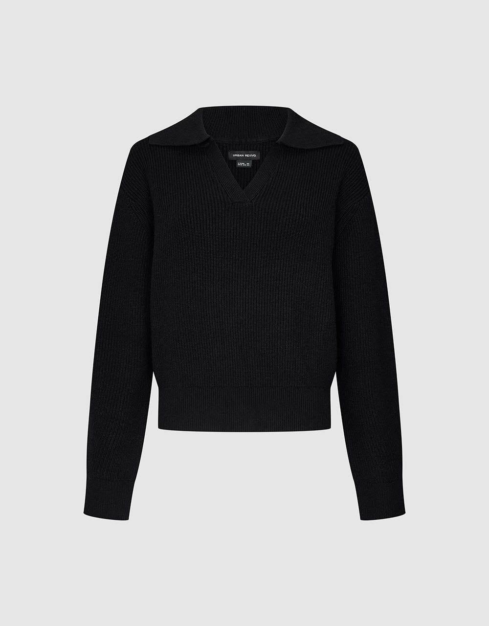 Straight Knitted T-Shirt sold by Urban Revivo product image thumbnail 2