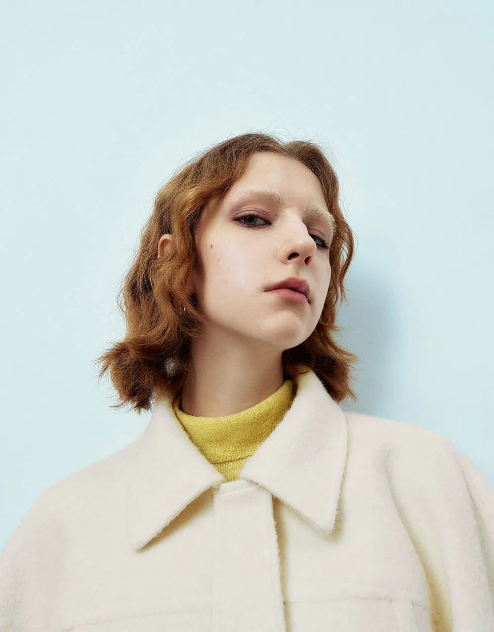 Raglan Sleeve Woolen Jacket sold by Urban Revivo product image thumbnail 5