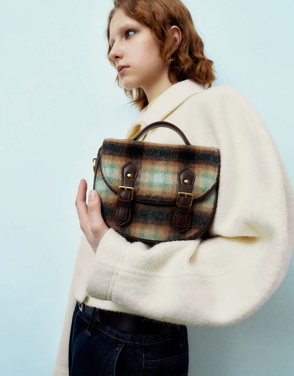 Raglan Sleeve Woolen Jacket sold by Urban Revivo product image thumbnail 3