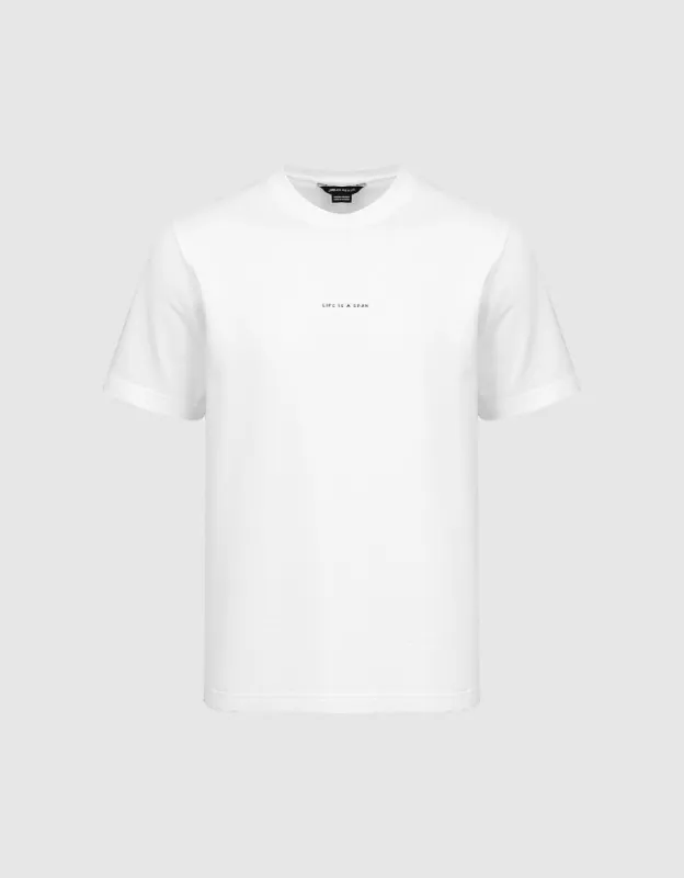 Crew Neck Straight T-Shirt sold by Urban Revivo