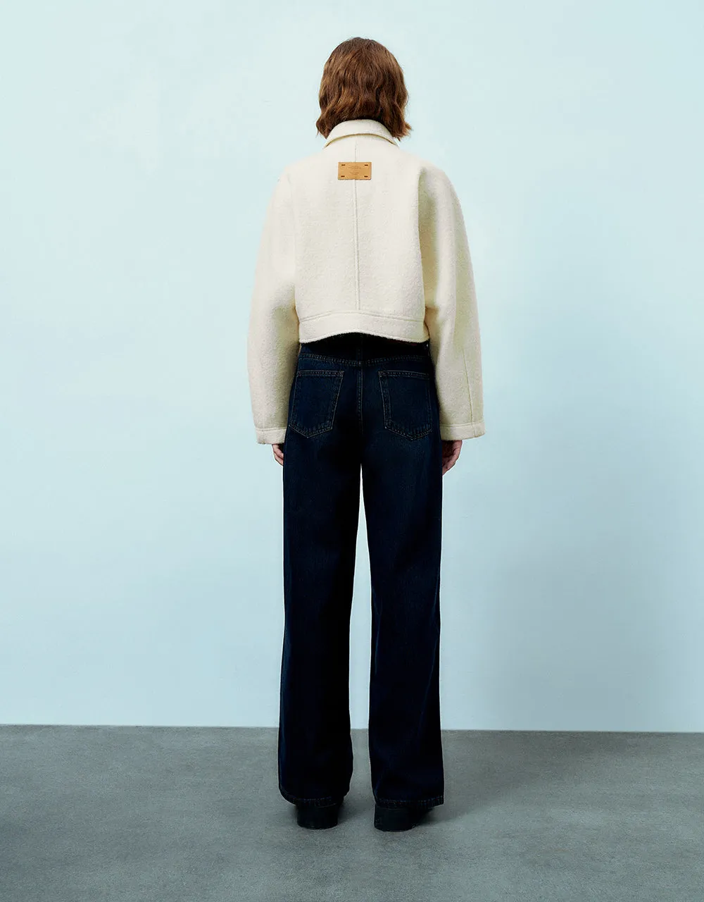 Raglan Sleeve Woolen Jacket sold by Urban Revivo product image thumbnail 4