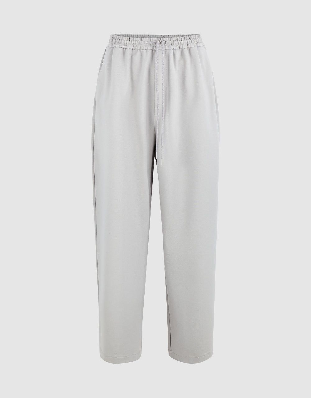 Drawstring Waist Knitted Straight Pants sold by Urban Revivo