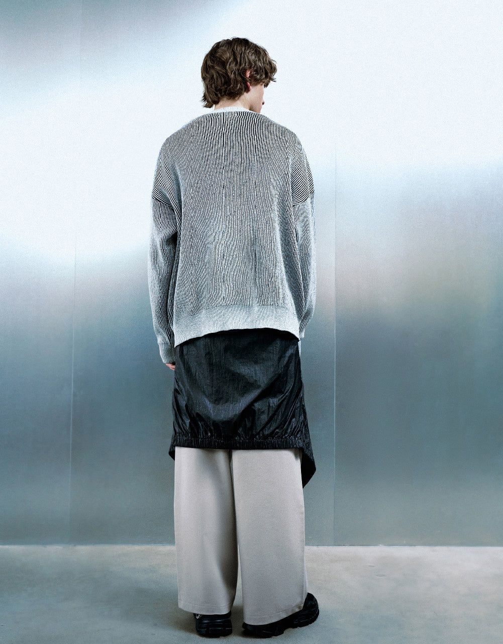 Drawstring Waist Knitted Straight Pants sold by Urban Revivo product image thumbnail 5