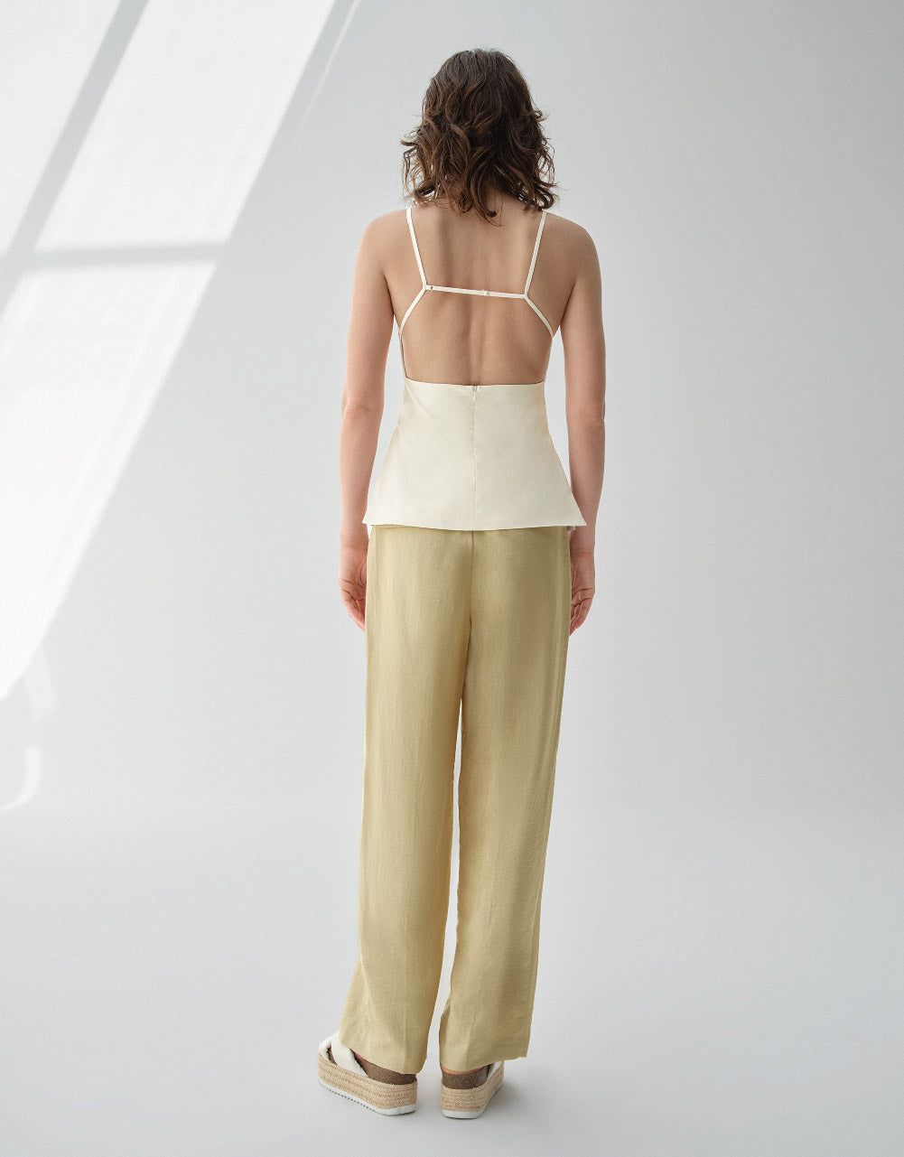 Woven Wide-Leg Pants sold by Urban Revivo product image thumbnail 5