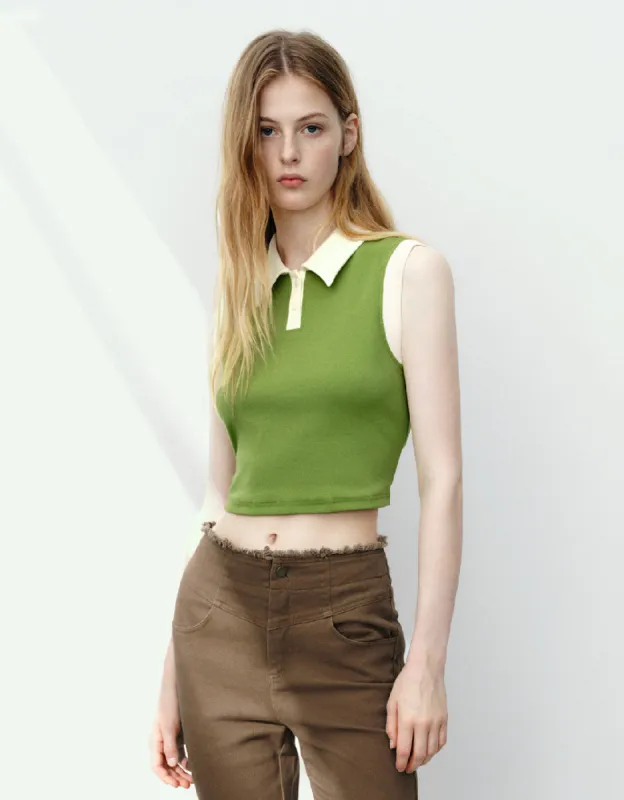 Polo Tank Top sold by Urban Revivo