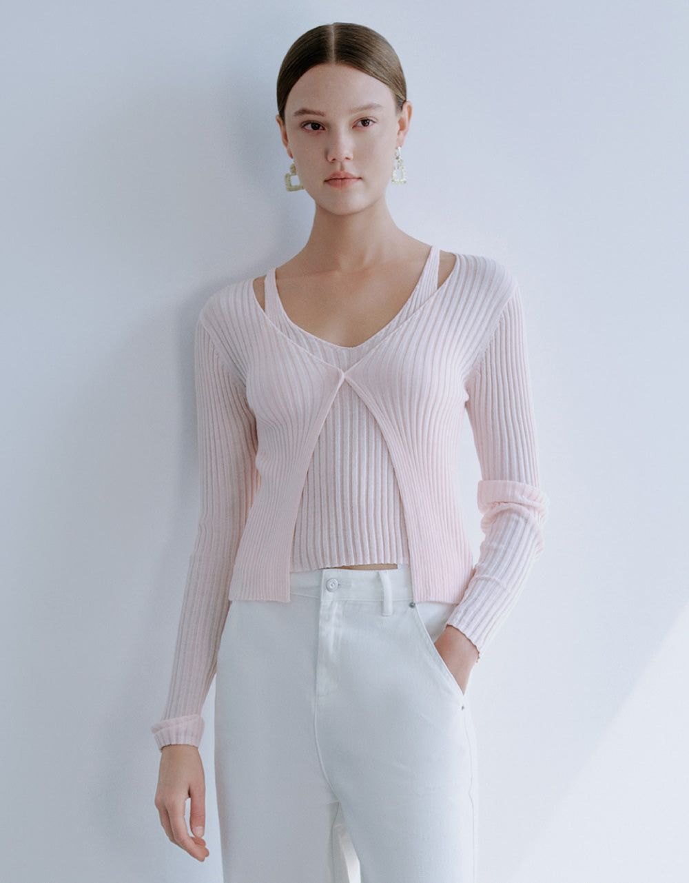 2 In 1 Knitted T-Shirt sold by Urban Revivo product image thumbnail 5