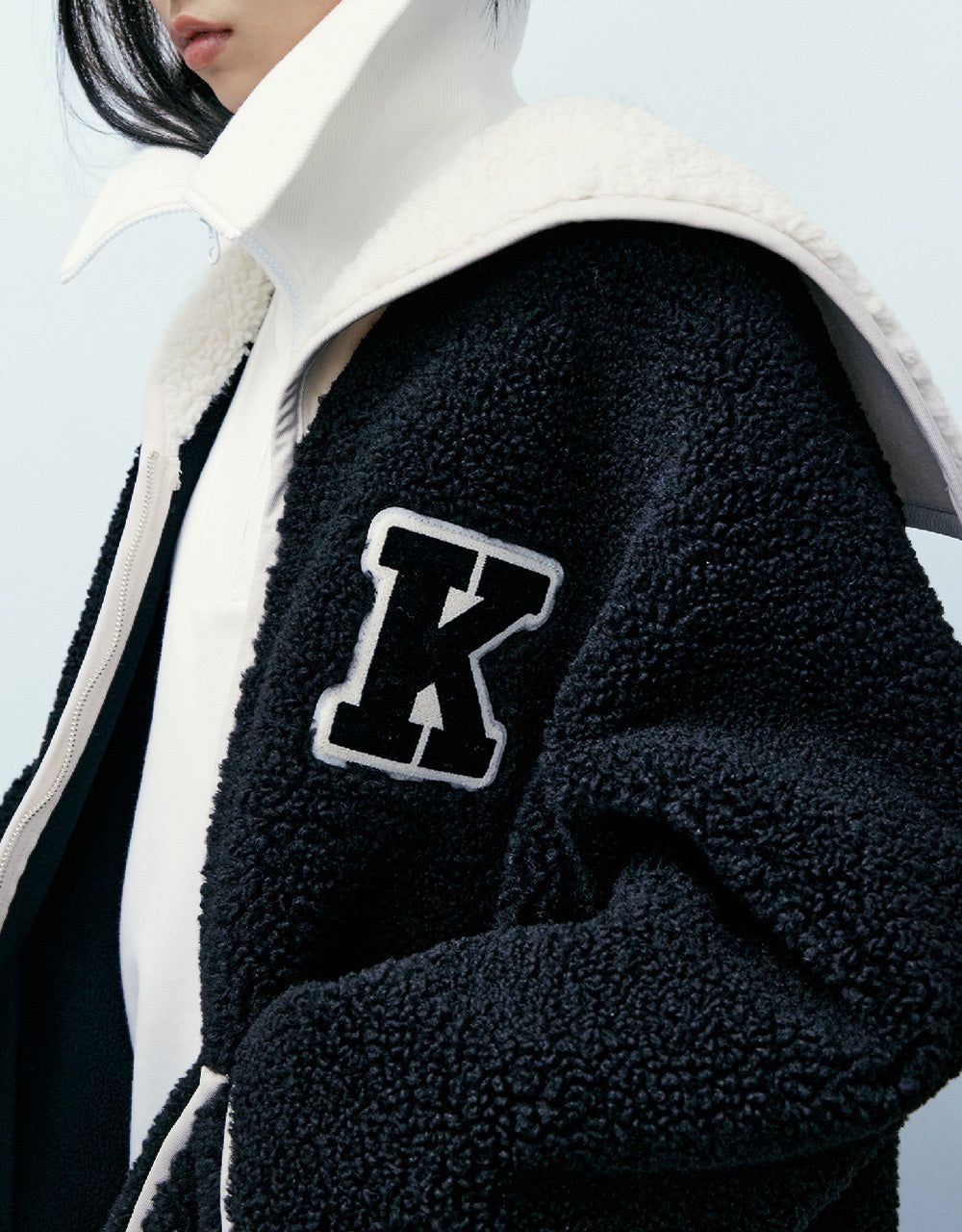 Fluffy Zipper Front Jacket sold by Urban Revivo product image thumbnail 5