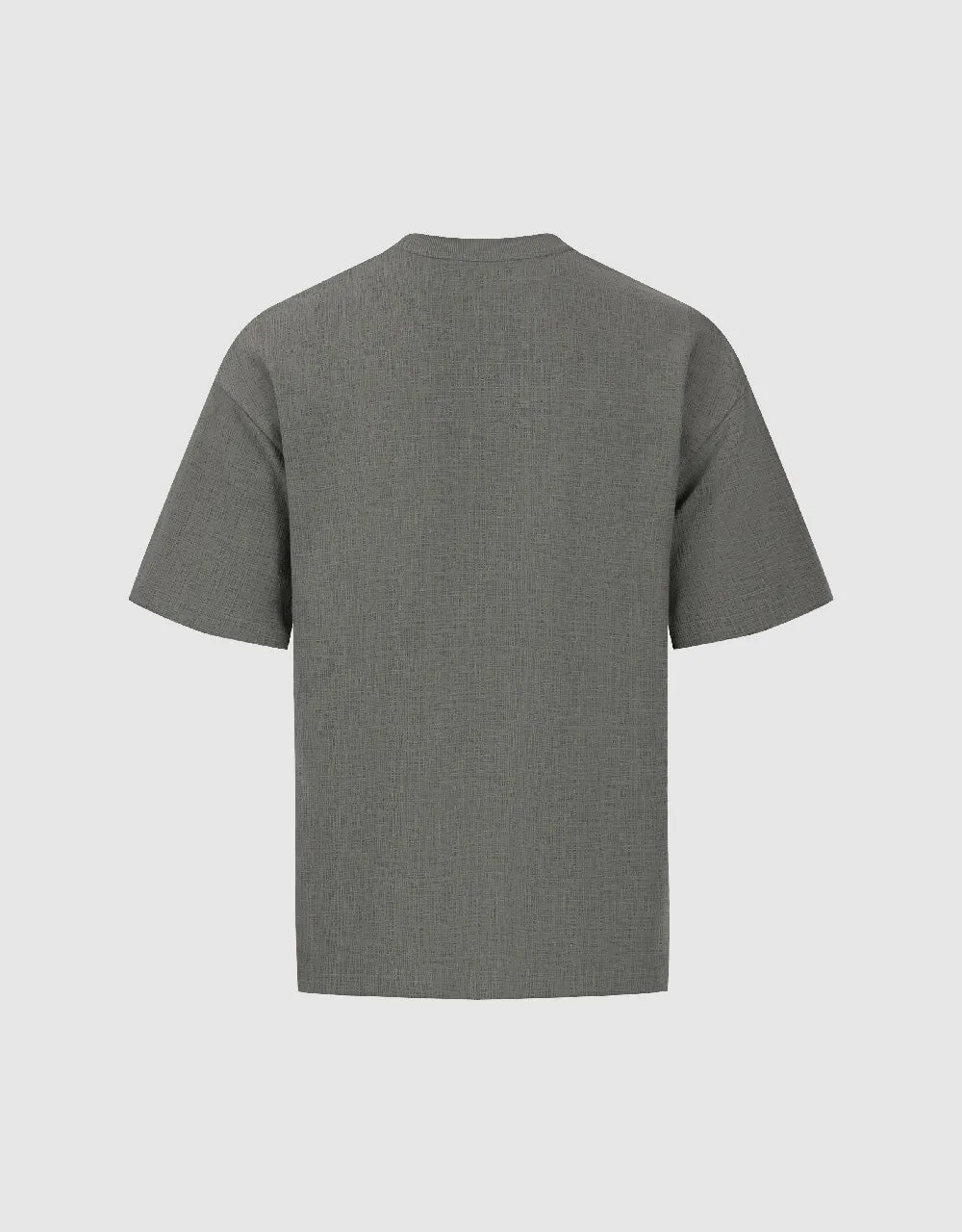 Crew Neck Straight T-Shirt sold by Urban Revivo product image thumbnail 5