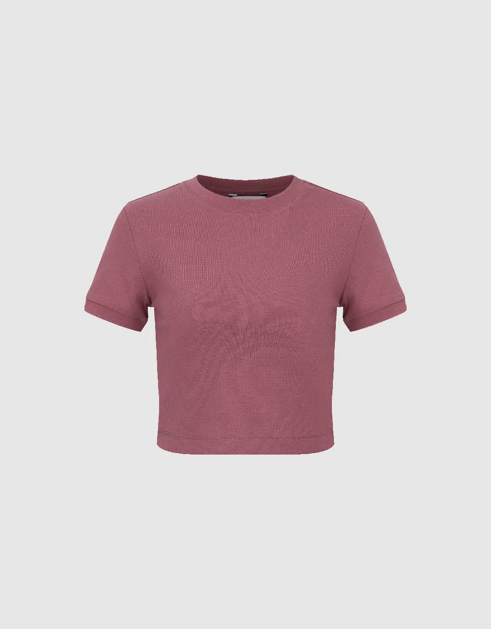 Crew Neck Skinny T-Shirt sold by Urban Revivo product image thumbnail 2