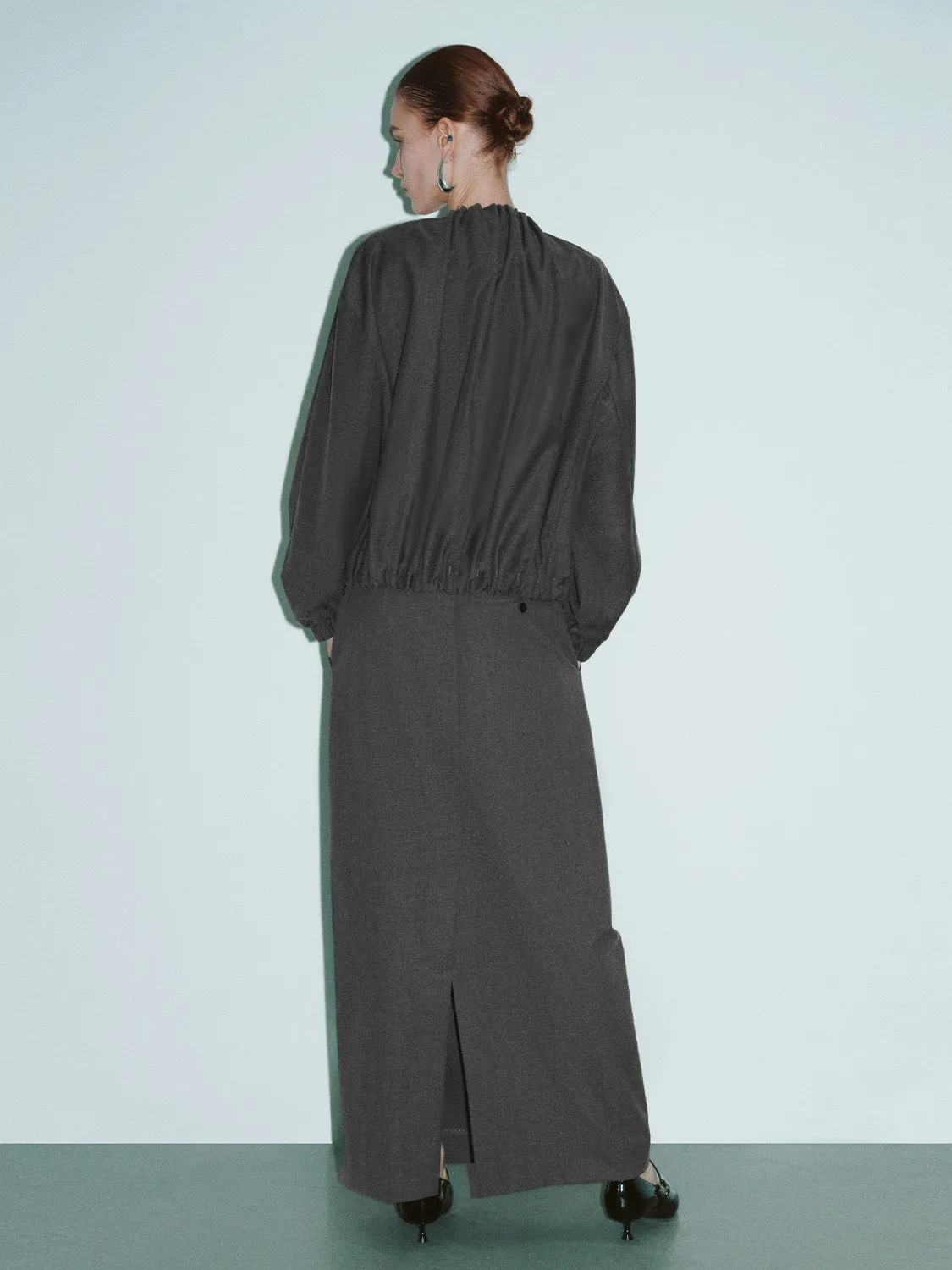 Midi Straight Skirt sold by Urban Revivo product image thumbnail 4