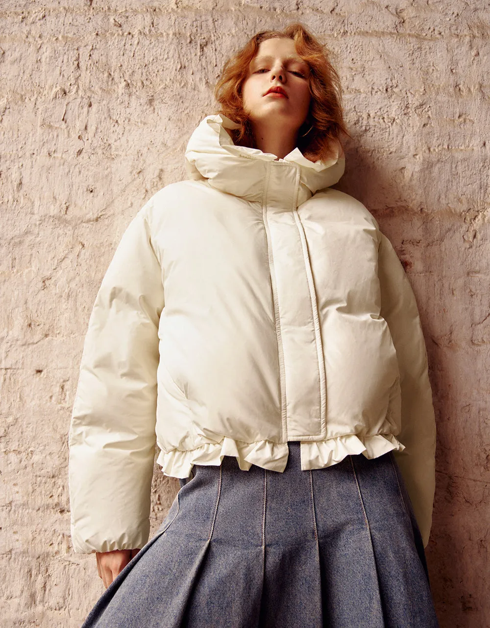 Hooded Puffer Jacket sold by Urban Revivo product image thumbnail 3