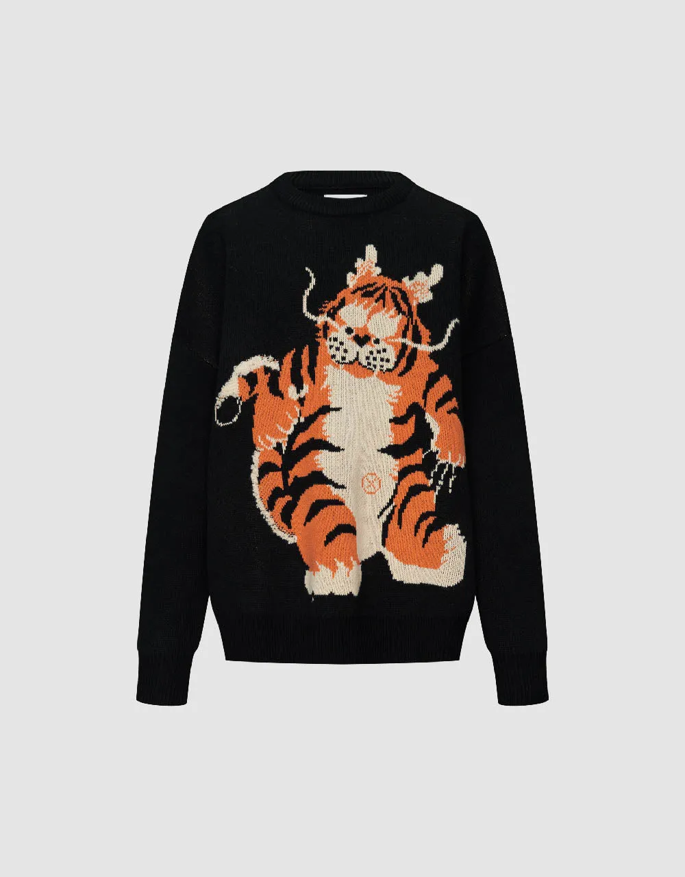 Animal Embroidered Knitted T-Shirt sold by Urban Revivo product image thumbnail 2