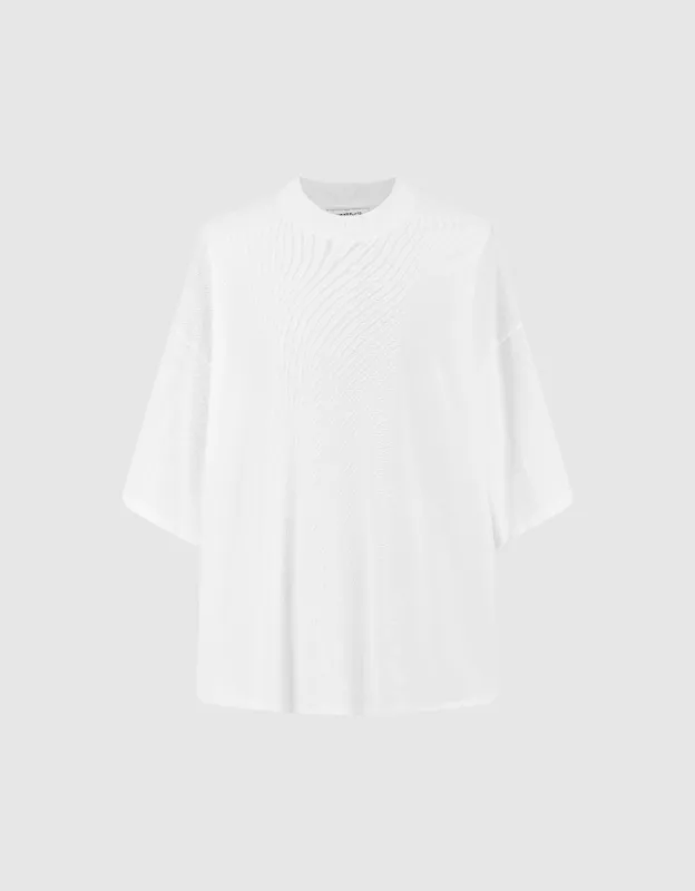 Crew Neck Oversized T-Shirt sold by Urban Revivo
