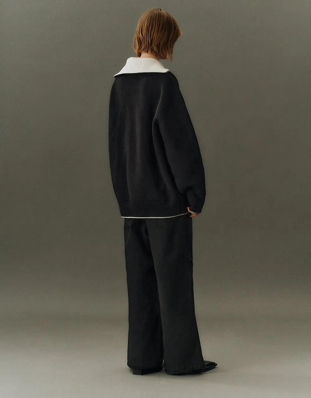 Zipper Front Knitted Cardigan sold by Urban Revivo product image thumbnail 5