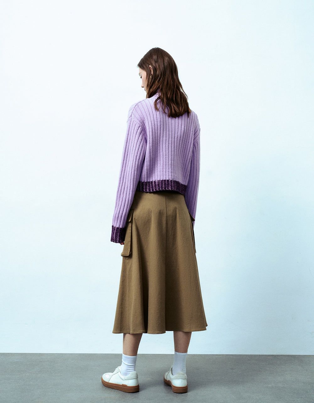 Stand Collar Knitted Cardigan sold by Urban Revivo product image thumbnail 4