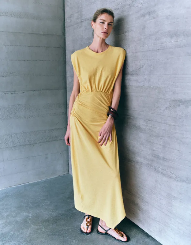 Twist Sleeveless Crew Neck Skinny Dress sold by Urban Revivo