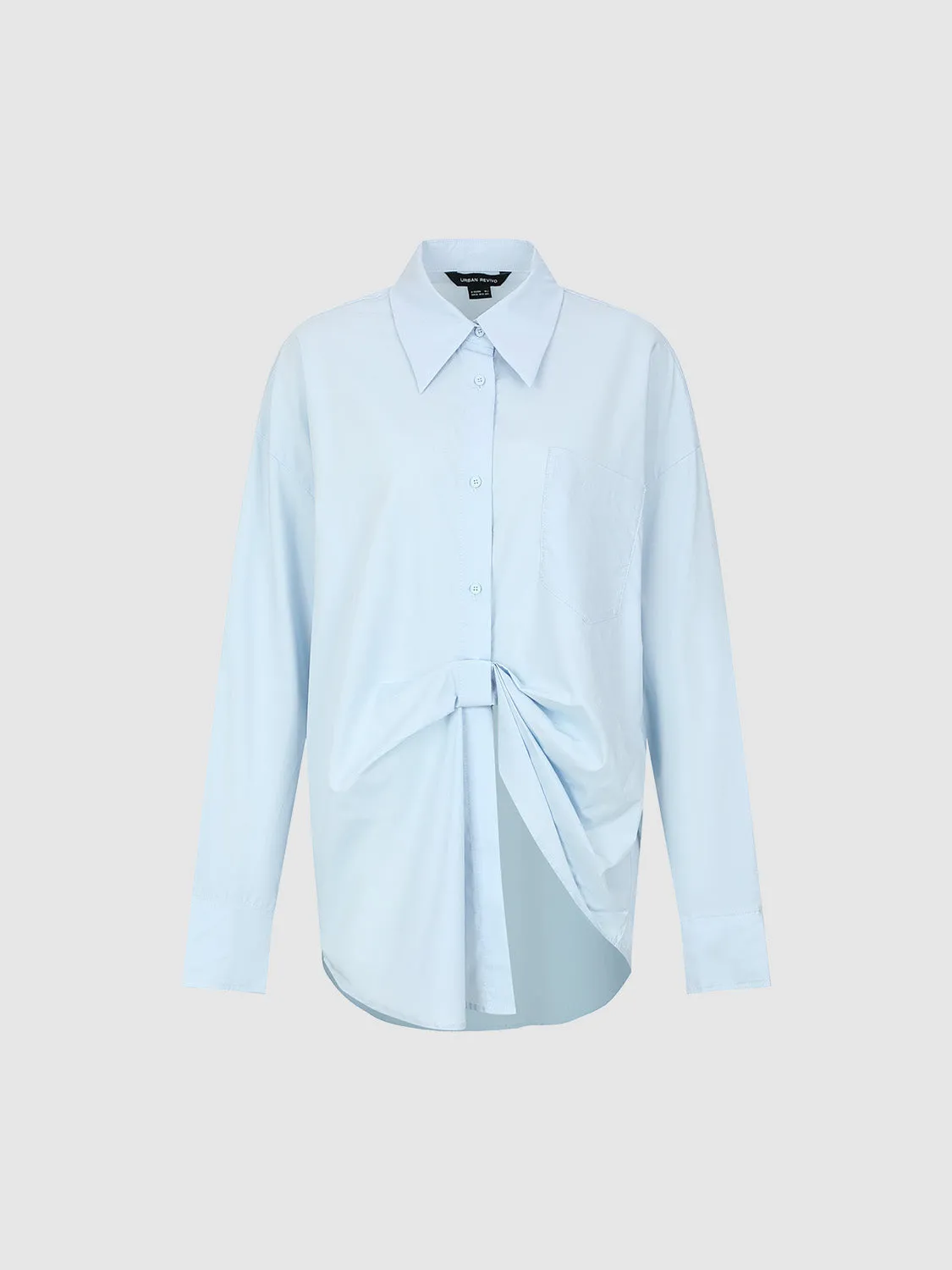 Button Up Loose Shirt sold by Urban Revivo product image thumbnail 2