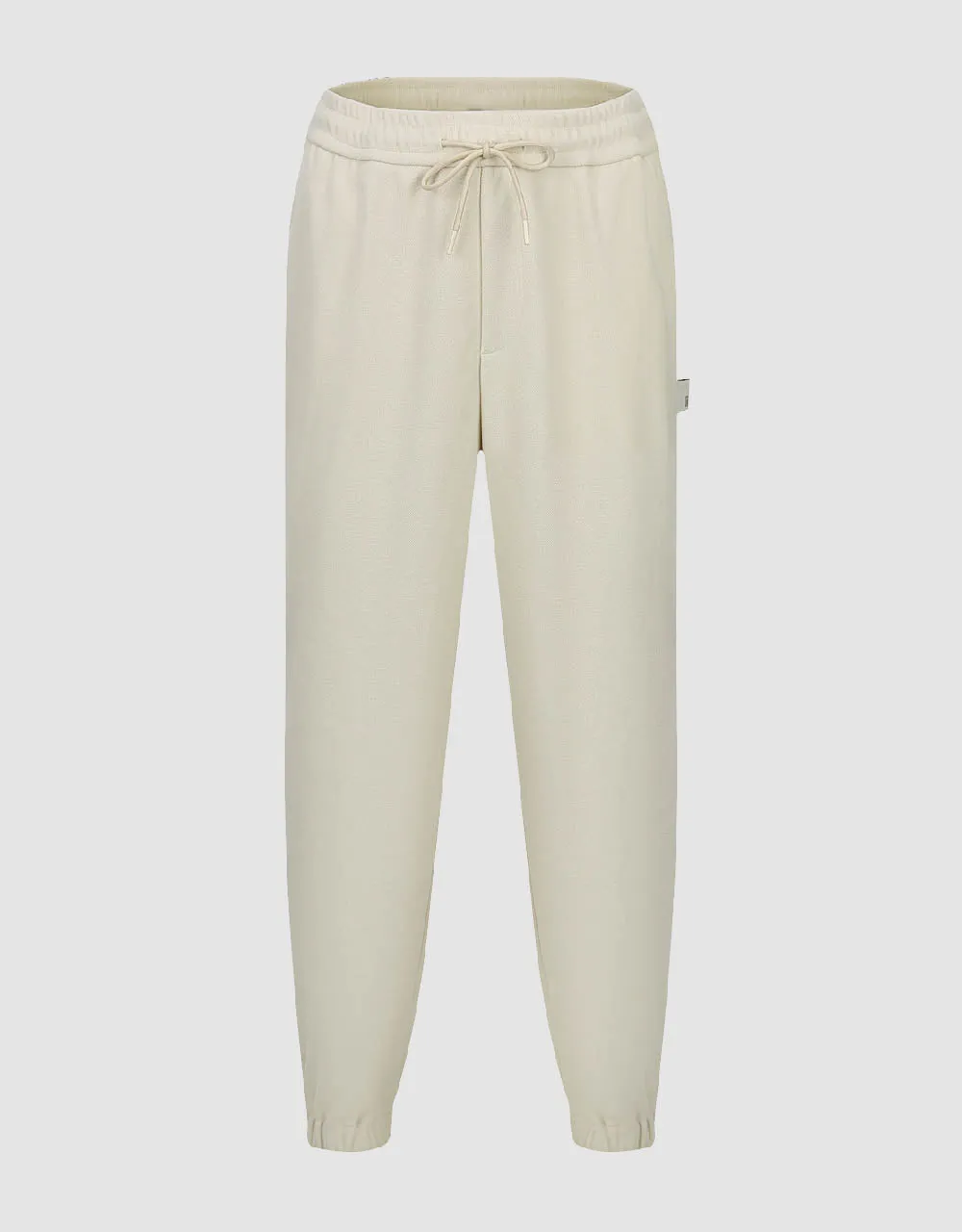 Drawstring Waist Knitted Jogger Pants sold by Urban Revivo