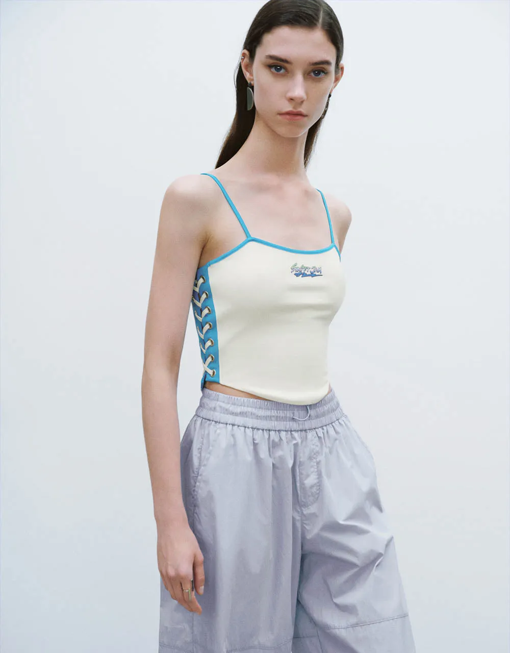 U Neck Cropped Cami Top sold by Urban Revivo product image thumbnail 3