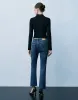 Split Hem Straight Jeans sold by Urban Revivo