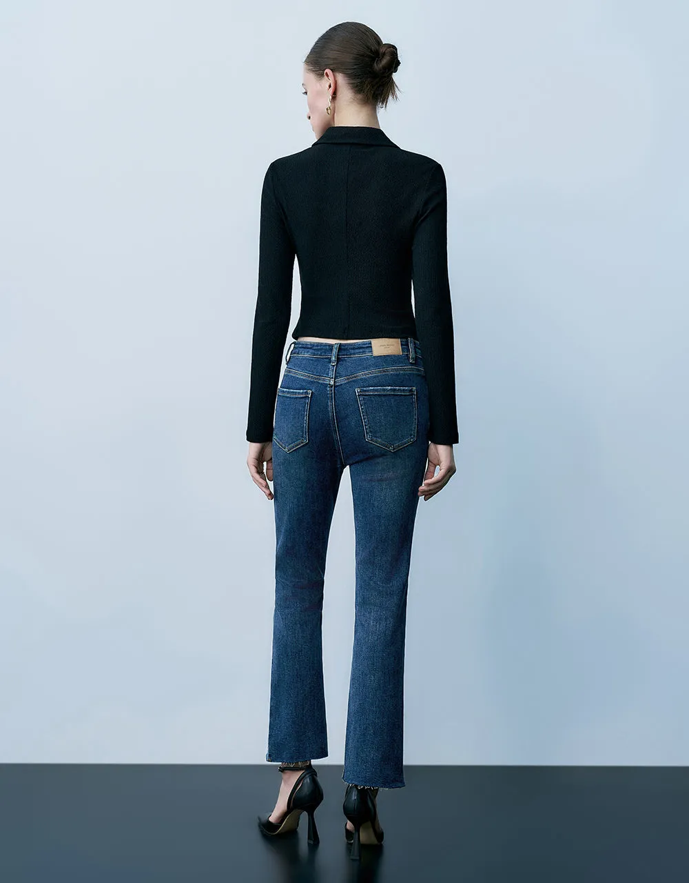 Split Hem Straight Jeans sold by Urban Revivo product image thumbnail 5