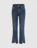Split Hem Straight Jeans sold by Urban Revivo