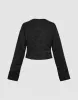 Tie Front V-Neck Skinny Shirt sold by Urban Revivo