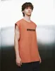 Letter Printed Crew Neck Tank Top sold by Urban Revivo
