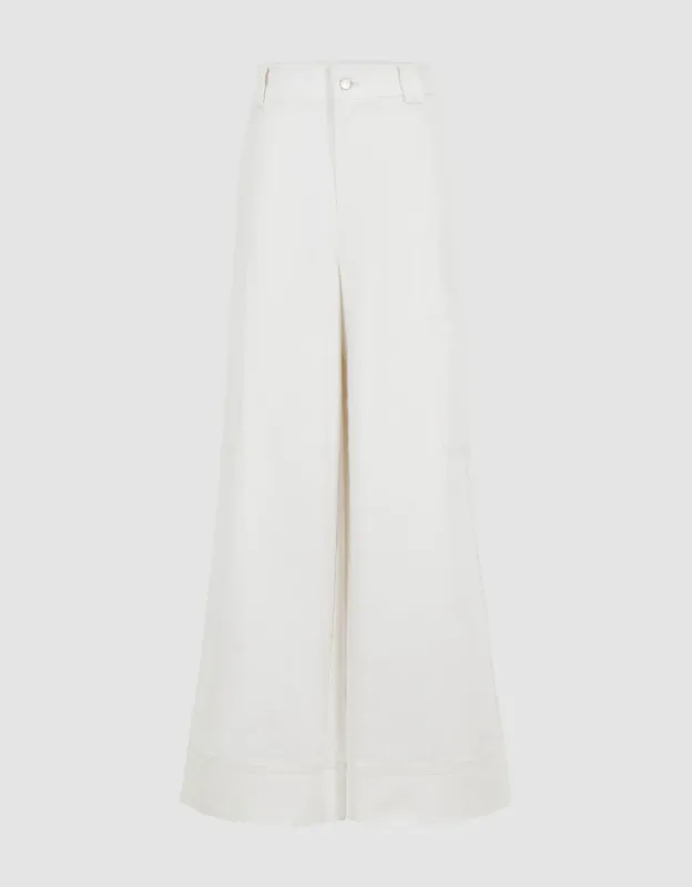 Loose Straight Pants sold by Urban Revivo