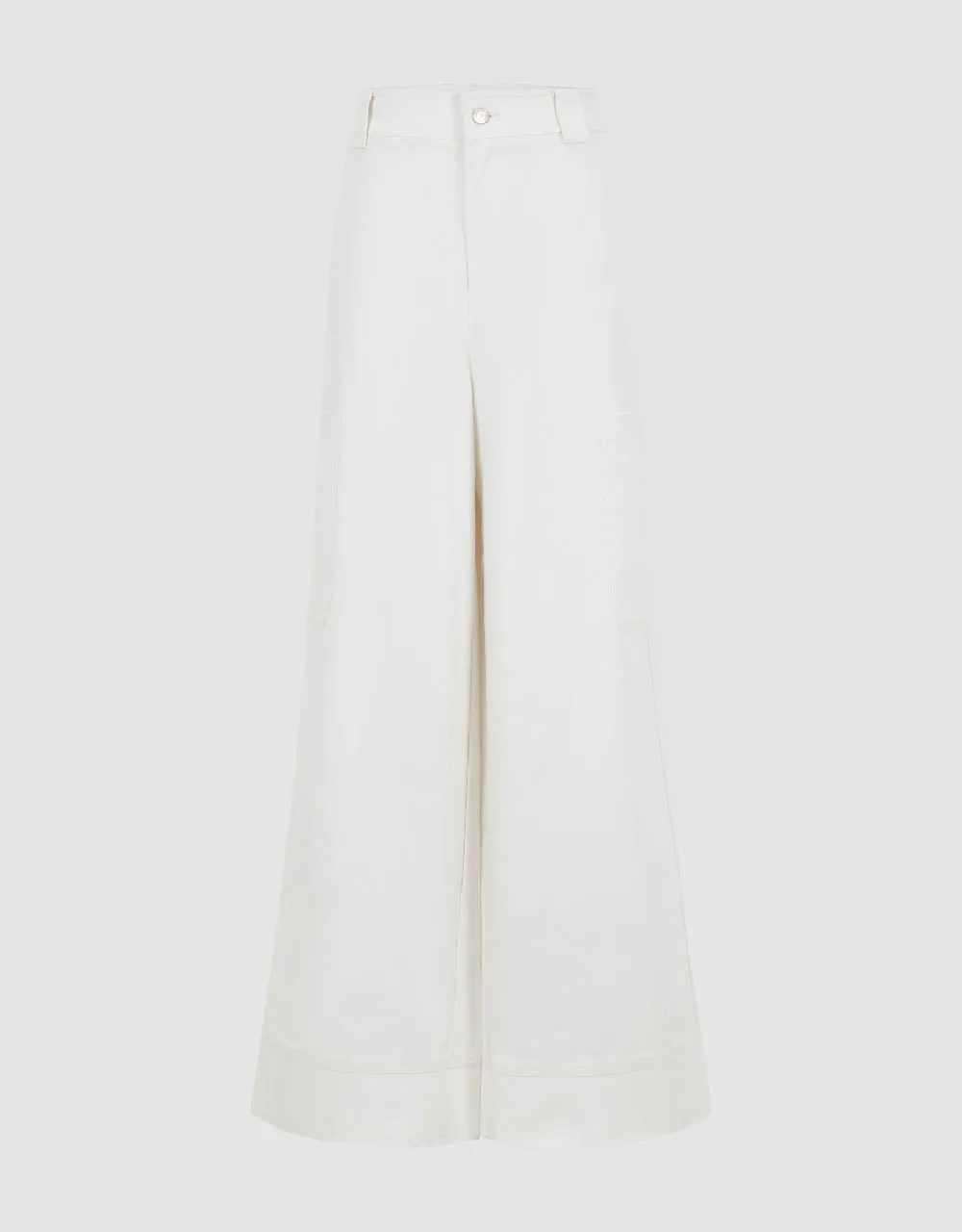 Loose Straight Pants sold by Urban Revivo