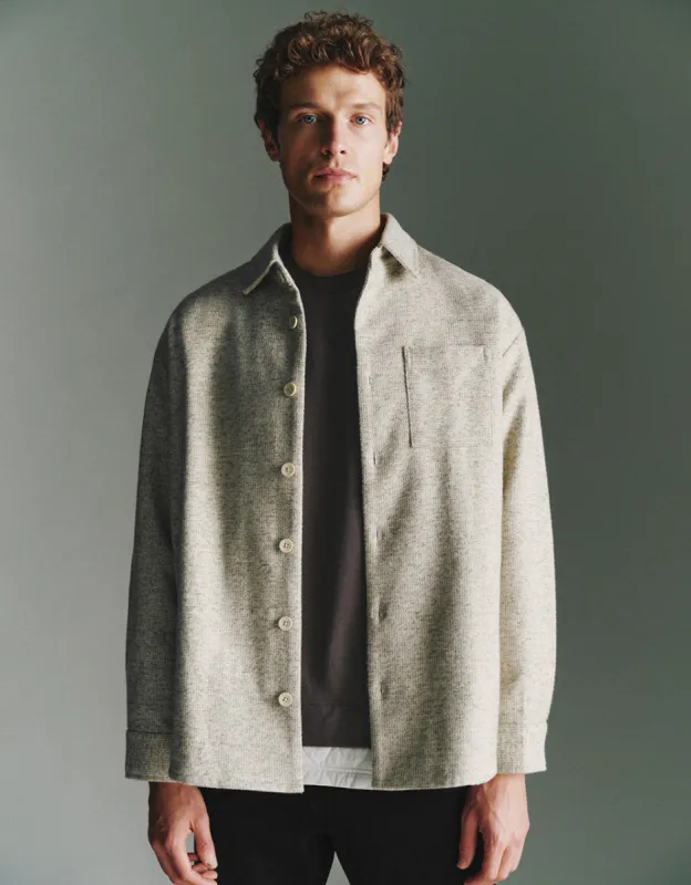 Button Up Woolen Jacket sold by Urban Revivo