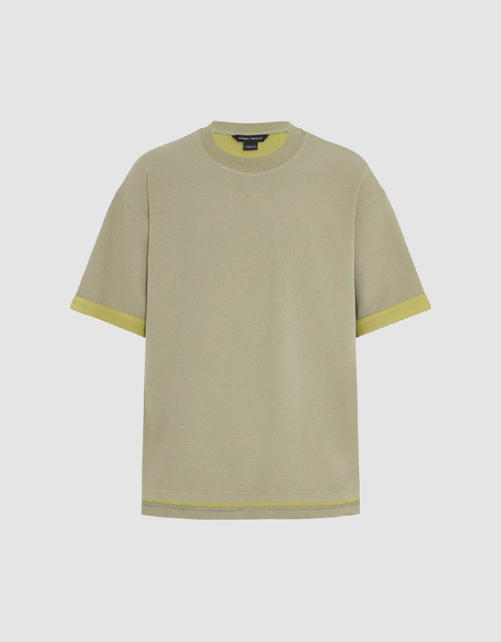 Crew Neck Knitted T-Shirt sold by Urban Revivo product image thumbnail 2