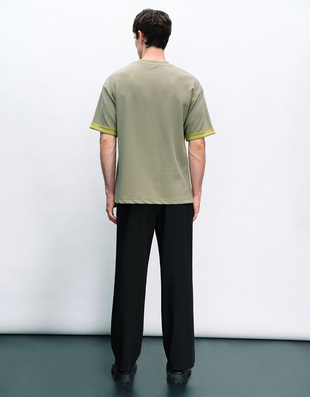 Crew Neck Knitted T-Shirt sold by Urban Revivo product image thumbnail 4