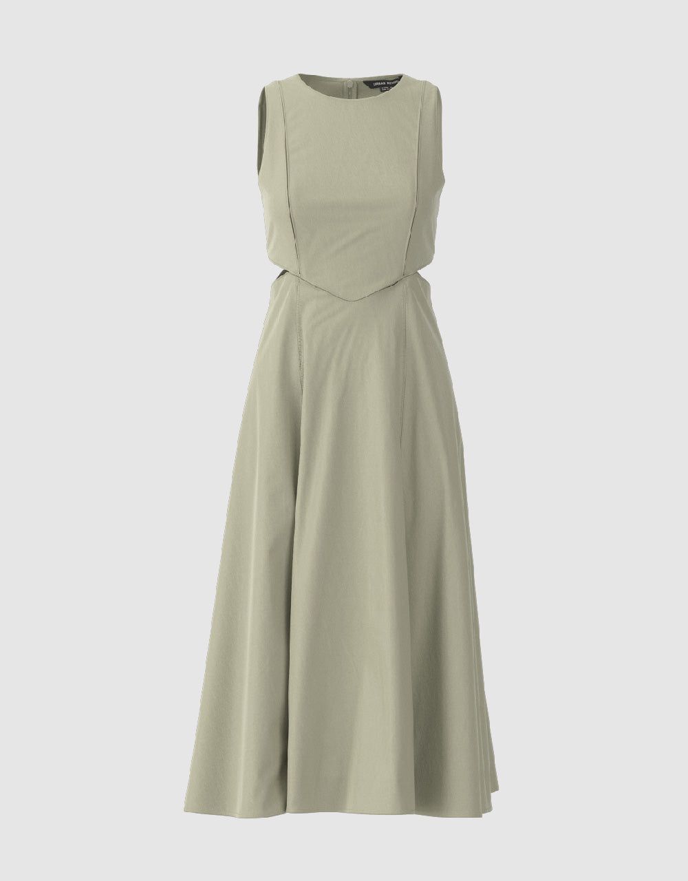 Cut-Out Sleeveless Skater Dress sold by Urban Revivo product image thumbnail 2