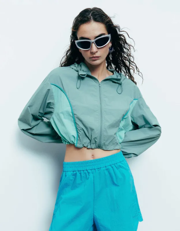 Zipper Front Loose Jacket sold by Urban Revivo