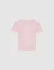 Letter Printed Crew Neck Skinny T-Shirt sold by Urban Revivo